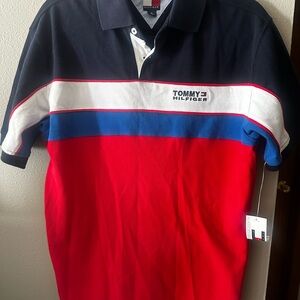 NWT VTG Tommy Hilfiger Men's Polo—Medium